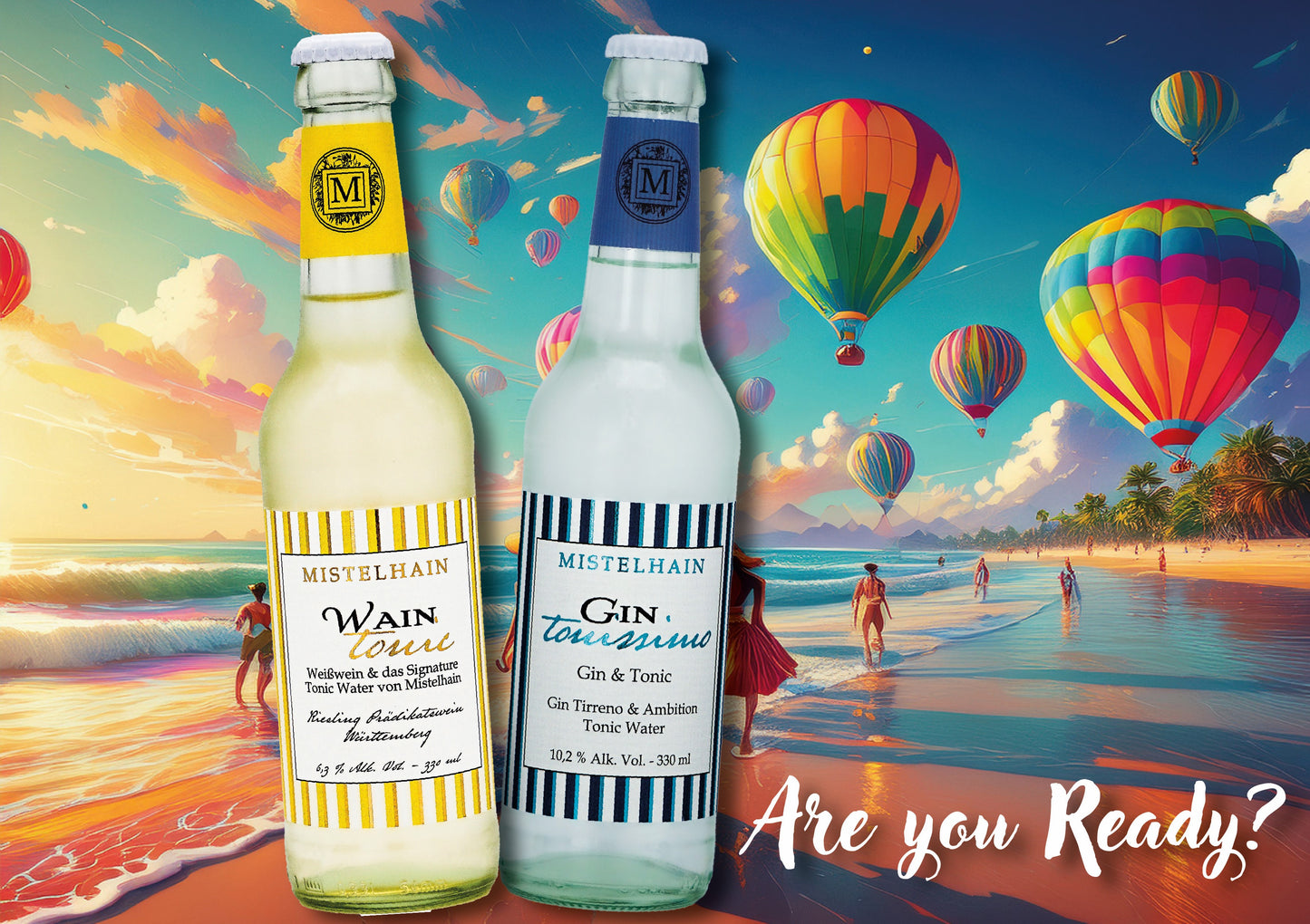 WAINTONIC & GINTONISSIMO Wein&Tonic - Gin&Tonic 330 ML ready-to-drink