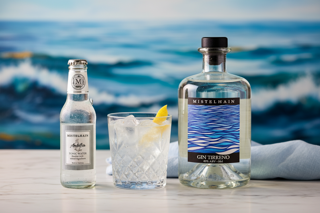 GIN TIRRENO MISTELHAIN 40%ABV - 500 ml